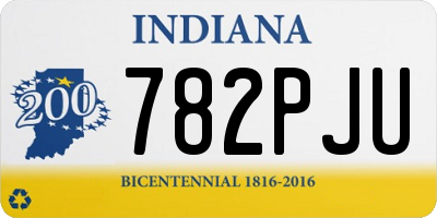 IN license plate 782PJU