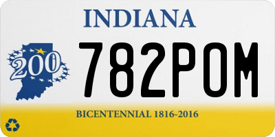 IN license plate 782POM