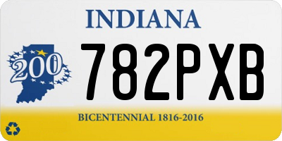 IN license plate 782PXB