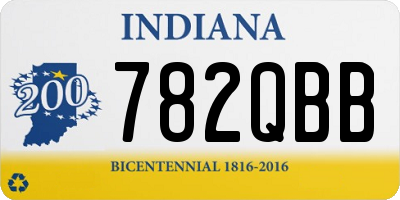 IN license plate 782QBB