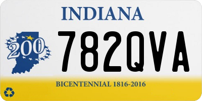 IN license plate 782QVA