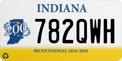 IN license plate 782QWH