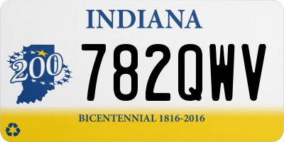 IN license plate 782QWV