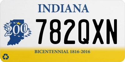 IN license plate 782QXN