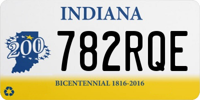 IN license plate 782RQE