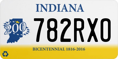 IN license plate 782RXO