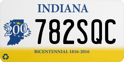 IN license plate 782SQC