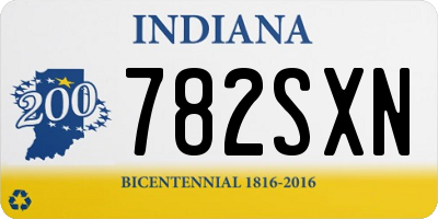 IN license plate 782SXN