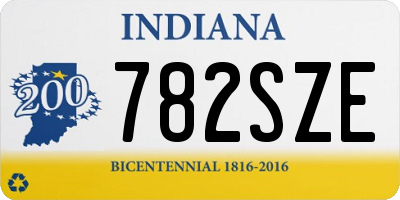 IN license plate 782SZE