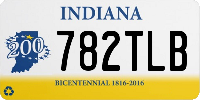 IN license plate 782TLB