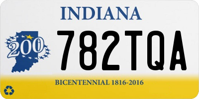 IN license plate 782TQA