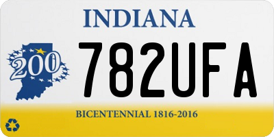 IN license plate 782UFA