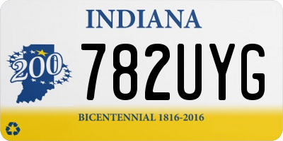 IN license plate 782UYG