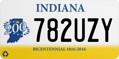 IN license plate 782UZY