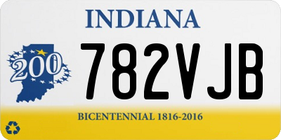 IN license plate 782VJB