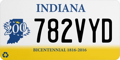 IN license plate 782VYD