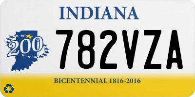 IN license plate 782VZA