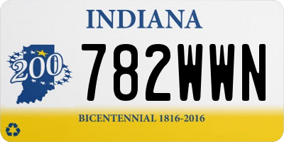 IN license plate 782WWN