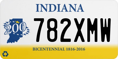 IN license plate 782XMW