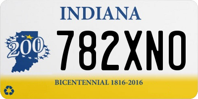 IN license plate 782XNO