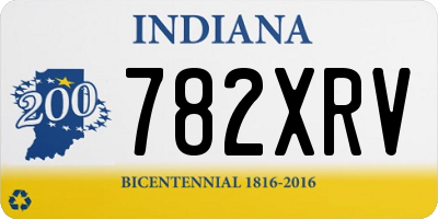 IN license plate 782XRV