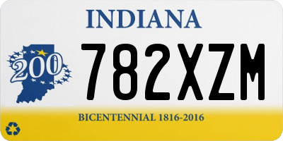 IN license plate 782XZM