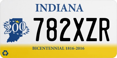 IN license plate 782XZR