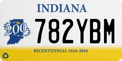 IN license plate 782YBM