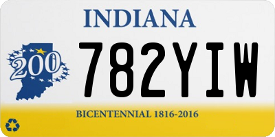 IN license plate 782YIW