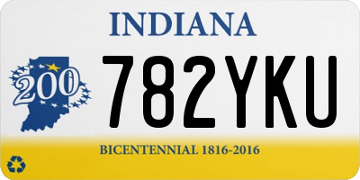 IN license plate 782YKU