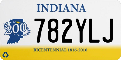 IN license plate 782YLJ