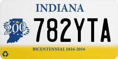 IN license plate 782YTA