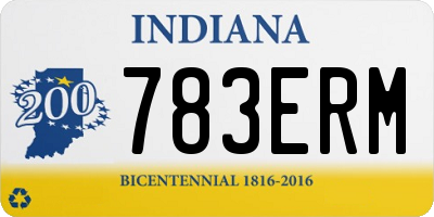 IN license plate 783ERM