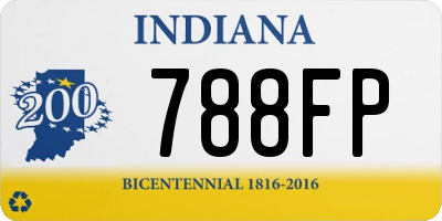 IN license plate 788FP