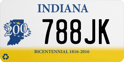 IN license plate 788JK