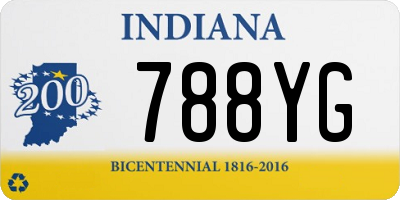 IN license plate 788YG