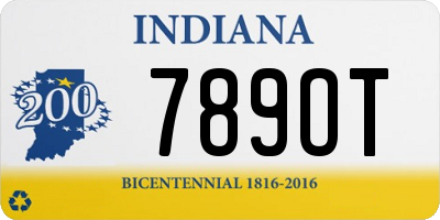 IN license plate 789OT
