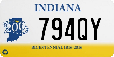 IN license plate 794QY