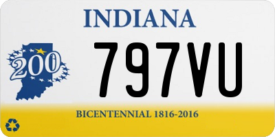 IN license plate 797VU