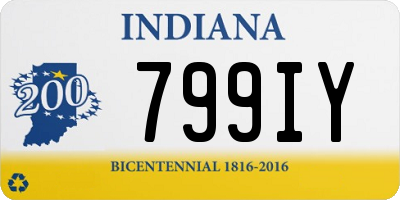 IN license plate 799IY
