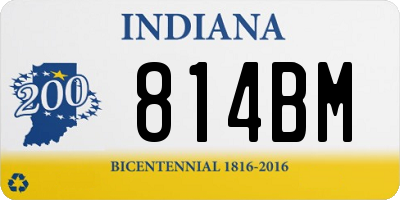 IN license plate 814BM