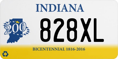 IN license plate 828XL