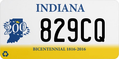 IN license plate 829CQ