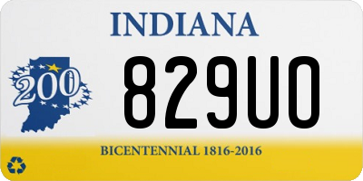 IN license plate 829UO