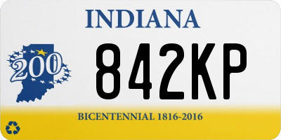 IN license plate 842KP