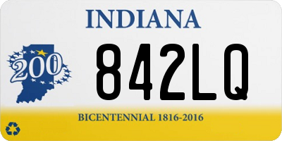 IN license plate 842LQ