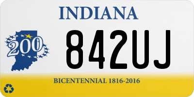 IN license plate 842UJ
