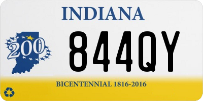 IN license plate 844QY