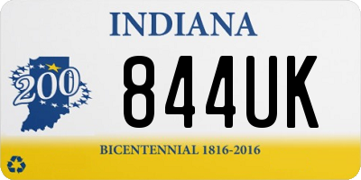 IN license plate 844UK