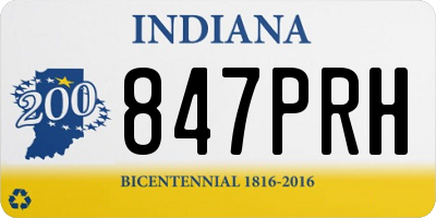 IN license plate 847PRH